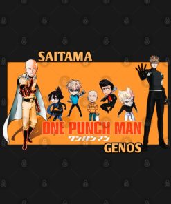 Saitama Orange Version Tank Top Official Haikyuu Merch