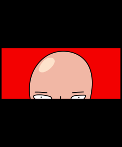 Saitamas Bald Spot Tapestry Official Haikyuu Merch