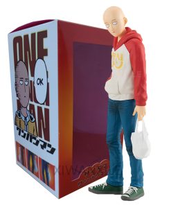 18cm POP UP PARADE One Punch Man Anime Figure One Punch Man Saitama OPPAI Hoodie Action - One Punch Man Merch