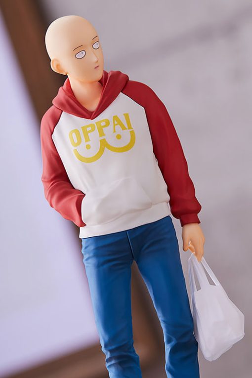 18cm POP UP PARADE One Punch Man Anime Figure One Punch Man Saitama OPPAI Hoodie Action 3 - One Punch Man Merch