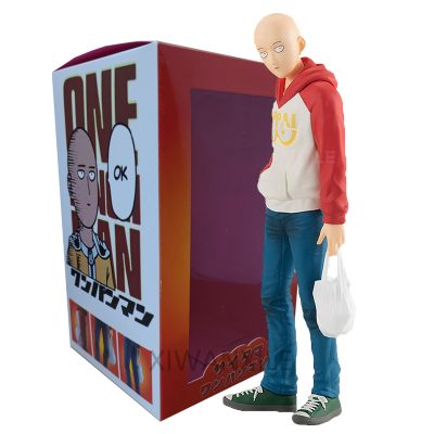 18cm POP UP PARADE One Punch Man Anime Figure One Punch Man Saitama OPPAI Hoodie Action - One Punch Man Merch