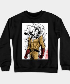 Saitama Crewneck Sweatshirt Official Haikyuu Merch