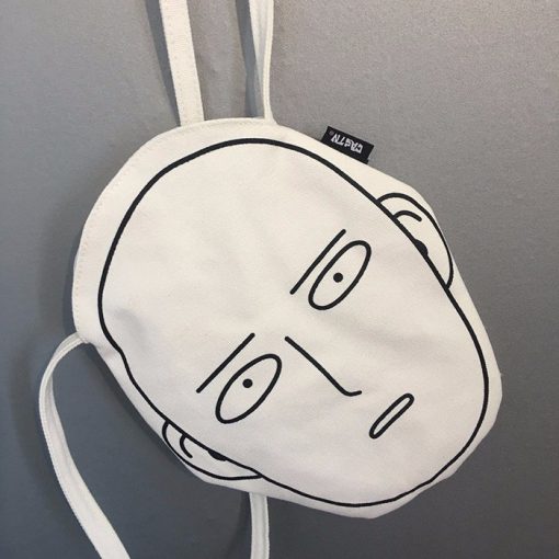 2021 Canvas Bags Shopping Eco Reusable Foldable Shoulder Bag Handbag Tote Bag Casual Shoulder Bags School - One Punch Man Merch