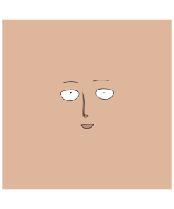 Saitama Head Throw Pillow Official Haikyuu Merch