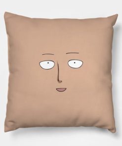 Saitama Head Throw Pillow Official Haikyuu Merch