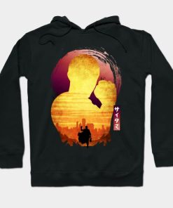 Minimalist Silhouette Saitama Hoodie Official Haikyuu Merch