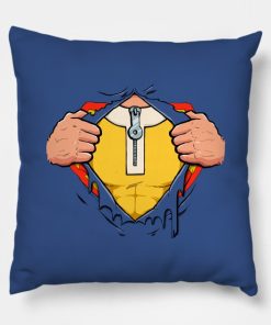 Real Hero Saitama Throw Pillow Official Haikyuu Merch