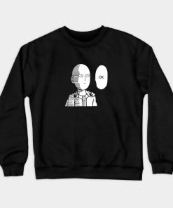 Saitama Ok Crewneck Sweatshirt Official Haikyuu Merch