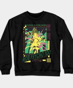 Shigeo Kageyama V2 Mob Psycho 100 Ikigaisekai V2 Crewneck Sweatshirt Official Haikyuu Merch