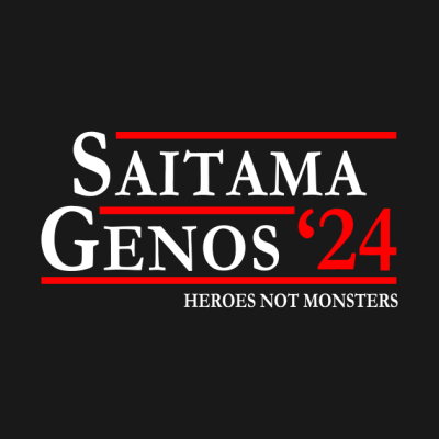 Saitama Genos 2024 Heroes Not Monsters Tank Top Official Haikyuu Merch