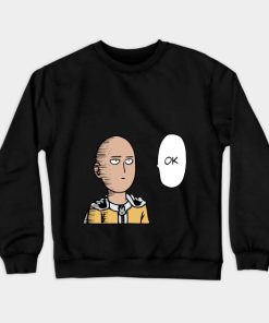 Ok Saitama Crewneck Sweatshirt Official Haikyuu Merch