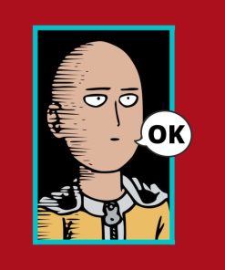 Saitama Throw Pillow Official Haikyuu Merch