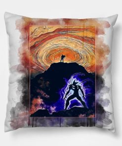 Saitamaxgarou Throw Pillow Official Haikyuu Merch