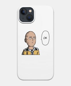 Saitama Ok Face Phone Case Official Haikyuu Merch