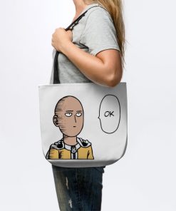 Saitama Ok Face Tote Official Haikyuu Merch