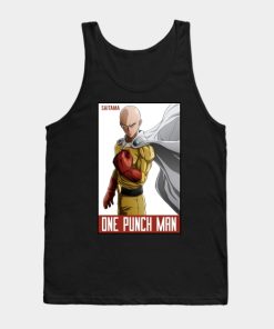 Opm Saitama Tank Top Official Haikyuu Merch