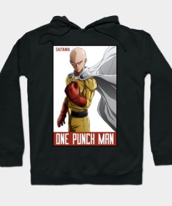 Opm Saitama Hoodie Official Haikyuu Merch