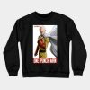 Opm Saitama Crewneck Sweatshirt Official Haikyuu Merch