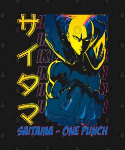 Saitama Pop Art Ikigaisekai V4 T-Shirt Official Haikyuu Merch