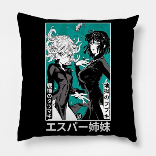 Psychicsistersstyle Throw Pillow Official Haikyuu Merch