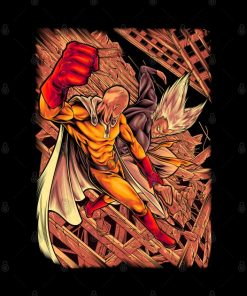 Saitama Vs Garou Tapestry Official Haikyuu Merch