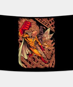 Saitama Vs Garou Tapestry Official Haikyuu Merch