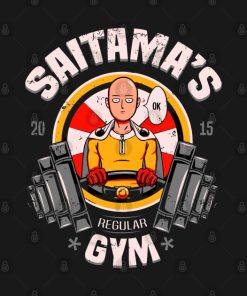 Saitama One Punch Man Gym Tank Top Official Haikyuu Merch