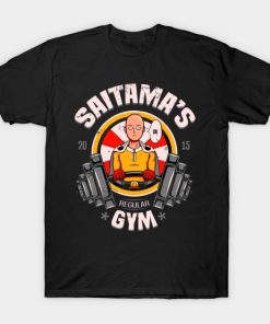 Saitama One Punch Man Gym T-Shirt Official Haikyuu Merch