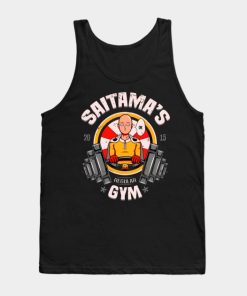 Saitama One Punch Man Gym Tank Top Official Haikyuu Merch