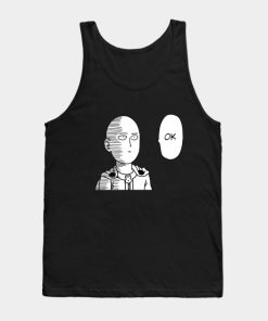 Saitam Ok Face Funny Tank Top Official Haikyuu Merch