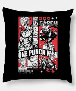 Opm Garou The Monster Throw Pillow Official Haikyuu Merch