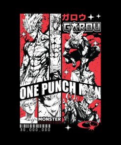 Opm Garou The Monster Throw Pillow Official Haikyuu Merch