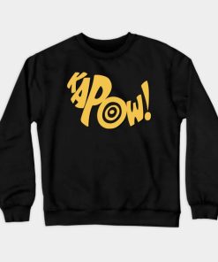 Kapow Fighting Sounds Crewneck Sweatshirt Official Haikyuu Merch