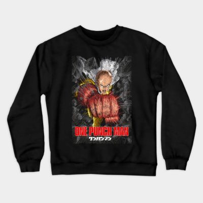 Saitama Crewneck Sweatshirt Official Haikyuu Merch