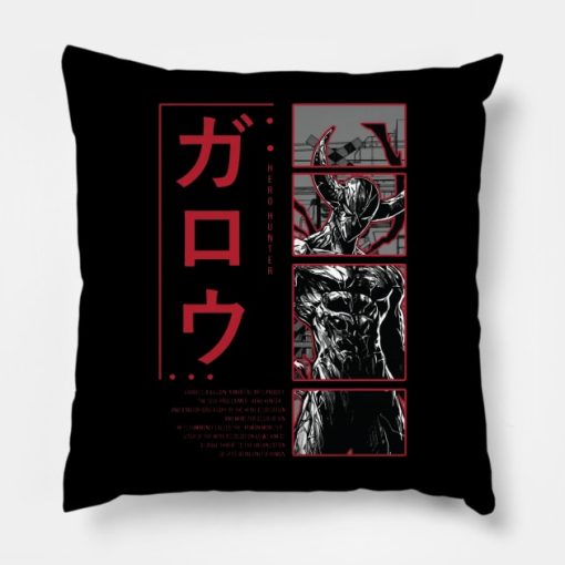 Garou One Punch Man Throw Pillow Official Haikyuu Merch