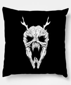 Garou Skull Hero Hunter Throw Pillow Official Haikyuu Merch