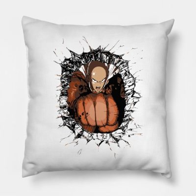 Saitama One Punch Man Throw Pillow Official Haikyuu Merch