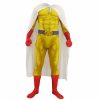 Anime ONE PUNCH MAN Costume Saitama Cosplay Male Men Boys Halloween Jumpsuit Outfits with Cloak Cape 2 - One Punch Man Merch