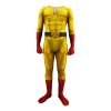 Anime ONE PUNCH MAN Costume Saitama Cosplay Male Men Boys Halloween Jumpsuit Outfits with Cloak Cape 4 - One Punch Man Merch