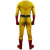 Anime ONE PUNCH MAN Costume Saitama Cosplay Male Men Boys Halloween Jumpsuit Outfits with Cloak Cape 5 - One Punch Man Merch