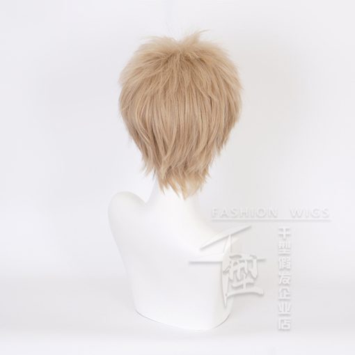 Anime ONE PUNCH MAN Genos Cosplay Wig Short Synthetic Hair Halloween Party Heat Resistant Wigs Wig 1 - One Punch Man Merch