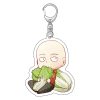 Anime One Punch Man Keychain Action Figure Double Sided Pendant Cosplay Collection Props Toys Accessories Keyring 1 - One Punch Man Merch