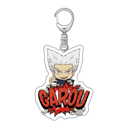 Anime One Punch Man Keychain Action Figure Double Sided Pendant Cosplay Collection Props Toys Accessories Keyring 5 - One Punch Man Merch