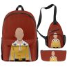 Anime One Punch Man Saitama Oppai Boys Girls School Bag Backpack 3D Printed Teenagers Kids Cosply 5 - One Punch Man Merch