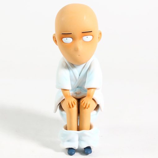 Anime One Punch Man Saitama Sensei Funny PVC Figure Brinquedo Collectible Model Toy 4 - One Punch Man Merch