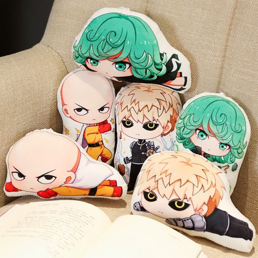 ELBCOS ONE PUNCH MAN Tatsumaki Genos Saitama Stuffed Doll Plush Toy Pillow 2 - One Punch Man Merch