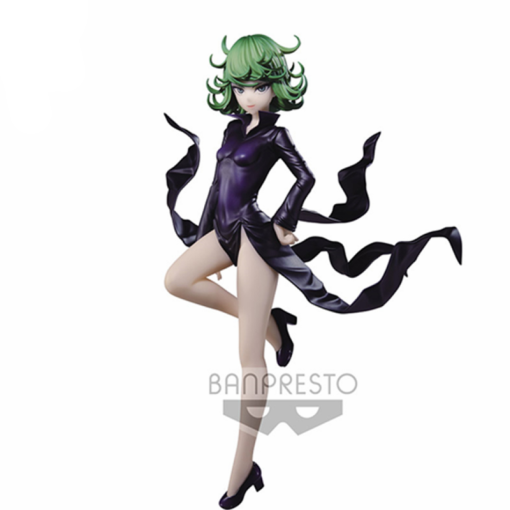 In stock Bandai original One Punch Man Tatsumaki PVC Action Figures 200mm BANPRESTO Figurine Model Toys 1 - One Punch Man Merch