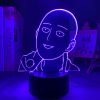 Led Night Light Anime One Punch Man for Kids Bedroom Decoration Nightlight Child Birthday Gift Room - One Punch Man Merch