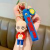 New Anime One Punch Man Keychain Cute Soft Rubber GENOS SAITAMA Tatsumaki Garou Car Keyring ONE 5 - One Punch Man Merch