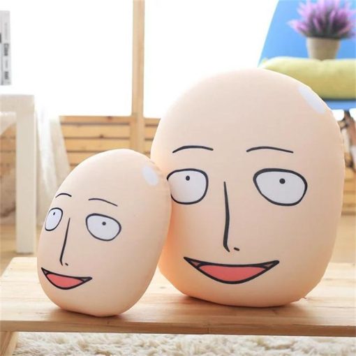 ONE PUNCH MAN Toys Saitama Plush Doll Pillow PUNCH MAN Funny Cushion Japanese Anime Peripheral Pillow 1 - One Punch Man Merch